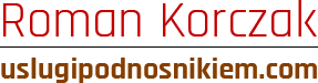 Roman Korczak uslugipodnosnikiem.com logo